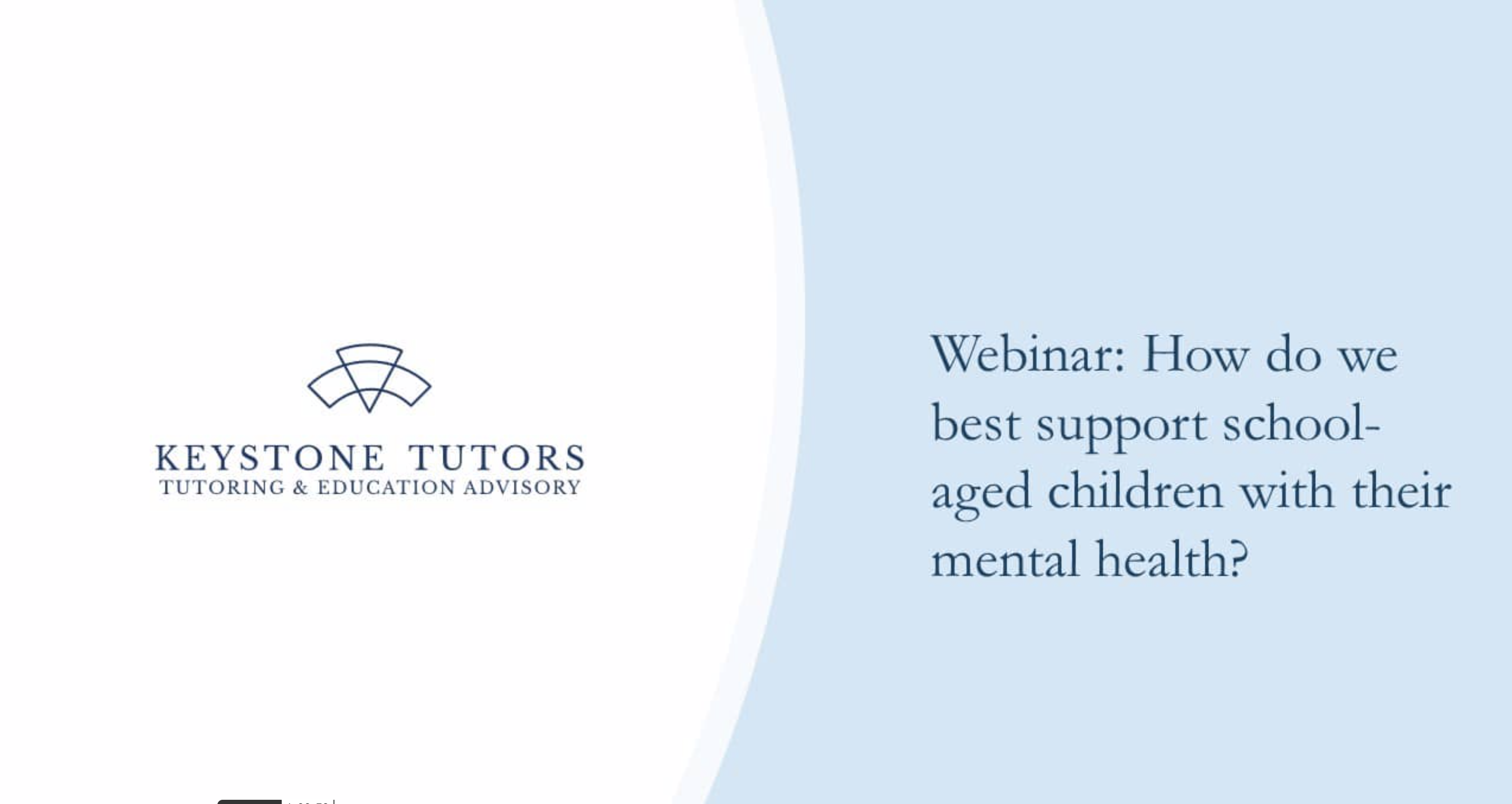 You are currently viewing How do we best support school-aged children with their mental health? (Webinar)